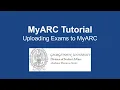 MyARC Faculty Tutorial Uploading Exams to MyARC
