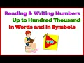 Reading and Writing Numbers Up to Hundred Thousand in Words and in Symbols