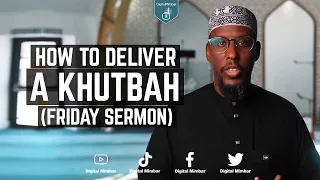 a step by step guide on how to deliver a khutbah friday sermon correctly mustafa abu rayyan