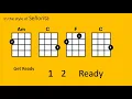 Senorita 3-chord ukulele play-along