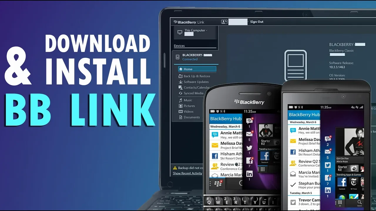 How to install the BlackBerry Desktop Software onto PC