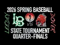 STATE QUARTER-FINALS Leedey Bison VS Dover Longhorns