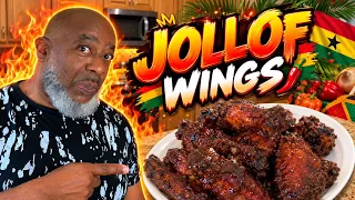 Sweet & Spicy JOLLOF Wings? Deddy’s 1st Air-fryer Meal! | Deddy’s Kitchen