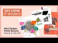 Getting Started with Mini Delight Petite Reverie Stamp Die Set for DIY Card Making