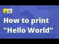 How To Print Hello World In Javascript