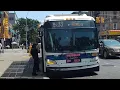America250 signage MTA 2015 New Flyer XD40 Xcelsior on the Bx33 Willis Street
