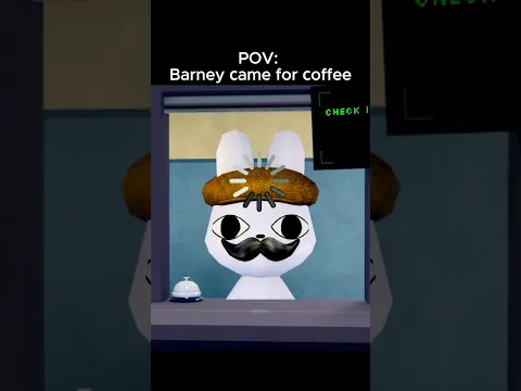 Barney Thinks He's at a Starbucks😂 #animalhospitalroblox #animalhospitalanomaly #roblox