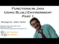 Functions in Java using BlueJ Part 1
