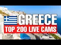 200 TOP LIVE CAMS from Greece with relaxing music and Map SkylineWebcams