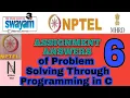 Problem Solving Through Programming in C Assignment 6 answers NPTEL2021