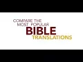 How to Compare Popular Bible Translations Side-by-Side