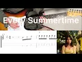 Download Lagu NIKI - Every Summertime (guitar cover with tabs \u0026 chords)