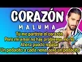 Maluma - Corazón (Letra)
