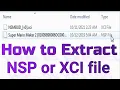How to Extract NSP or XCI file