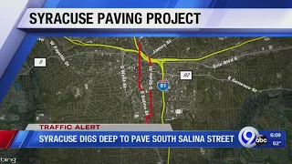 Syracuse digs deep to pave South Salina Street