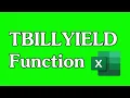 How to Use the TBILLYIELD Function in Excel