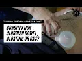 Constipation Slow Sluggish Bowel Bloating or Gas - CUPPING THERAPY
