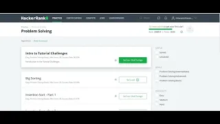 problem solving algorithm insertion sort part-1