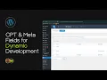 Custom Post Types Meta Fields in WordPress The Right Way