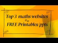 Top 3 FREE Maths Websites Every Teacher Needs Printable Worksheets Activities