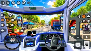 Ultra Realistic Bus Driving | JETBUS 3+ SHD Full Traffic - BUSSID Gameplay