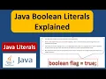 Java Boolean Literals Explained Java Tutorial