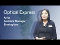 Anita Assistant Manager Optical Express