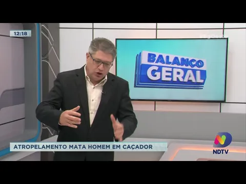 Atropelamento mata homem em Caçador