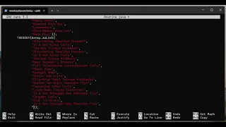 java p90x exercise tracker part8