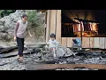 Lagu The house was completely burned down- the sadness and helplessness of the single mother and her baby