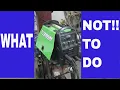 what NOT to do with your Harbor freight titanium mig 140 welder