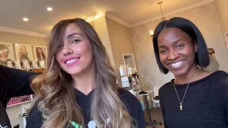 Fresh Balayage Before After Junior Stylist Sunny Matthew Jonathan Salon Oakville