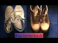Fake vs real timberlands