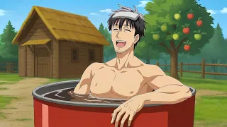 شاب امتلك اقوى سحر فالعالم لكنه قرر العيش فى مزرعه صغيره وحمام ساخن ملخص انمى كامل 