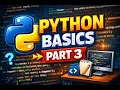 Python Basics Part 3 Mastering if elif else and Logical Operators and or not