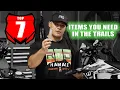 7 Essential Items for Dirt Bike Trail Riding