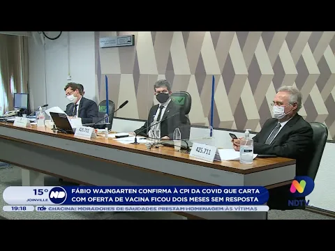 Fábio Wajngarten diz à CPI da Covid que carta com oferta de vacina ficou 2 meses sem resposta