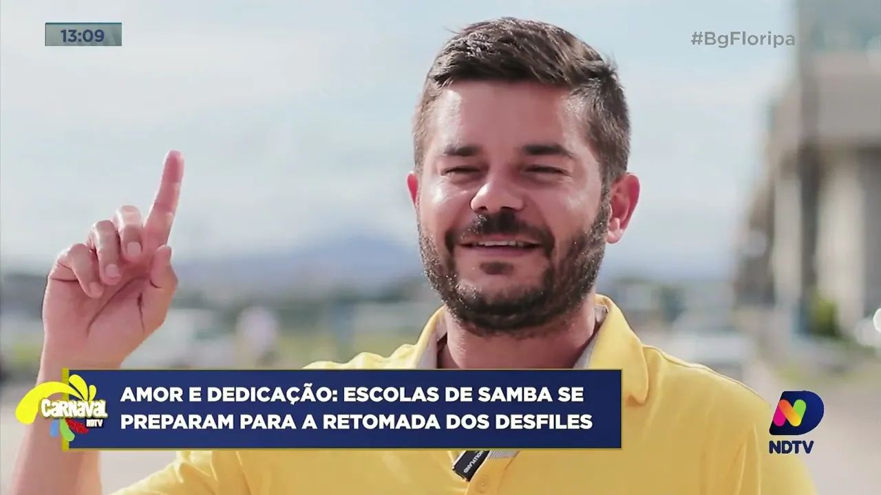 Confira os preparativos das escolas de samba de Florianópolis para a noite do desfile oficial