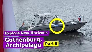 Bound for Sweden. Police asks permission to come aboard; s4/e28