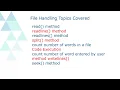 File Handling in Python part - 2 Python for Beginners Class 12
