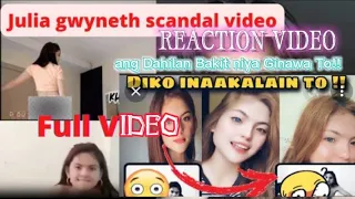 julia gwynyth ostan viral video ano ang dahilan bakit niya ginawa reaction video by smo