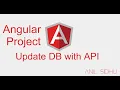 Angular project Update restaurant DB with API