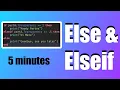 Else Elseif 5 Minute Roblox Studio Scripting Tutorial Part 25