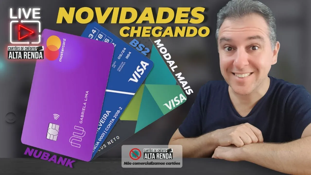 ????Novidade Chegando| Nubank, Cartões do BS2, Cartões do Modal Mais Digital✅????, Santander e Bradesco?
