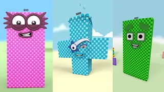 numberblocks crash test dummy 4 000 vs 5 000 vs 800