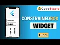 ConstrainedBox in Flutter Flutter Tutorials