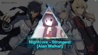 nightcore strongest alan walker 