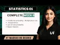 Complete Statistics 01 Week 8 Question Practice IIT Madras BS Degree