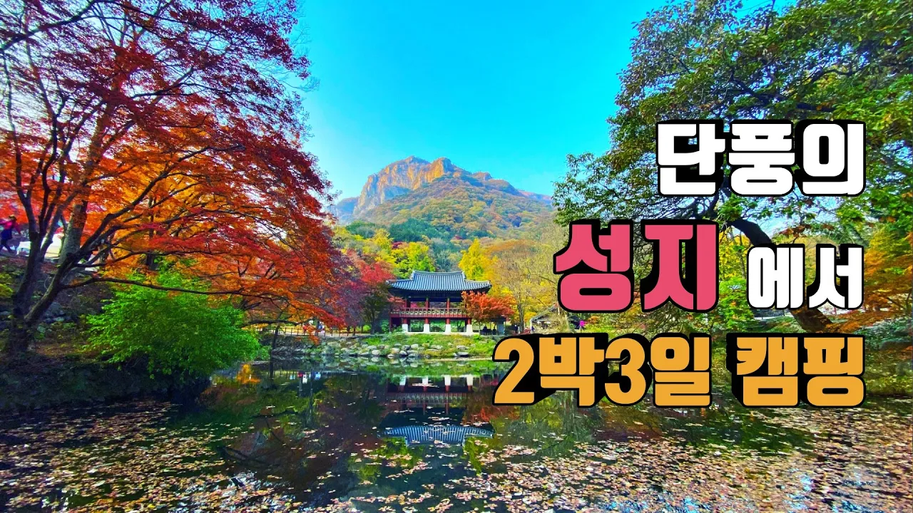 4K [포토라이tv] 단풍의 성지에서 2박3일캠핑 | 내장산단풍 | 부부캠핑 | 단풍캠핑 | 국립공원 가인야영장 | 백양사 | 쌍계루 썸네일