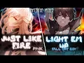 Download Lagu ◤Nightcore◢ ↬ Just Like Fire (Warriors Light Em Up) [Switching Vocals | Mashup]